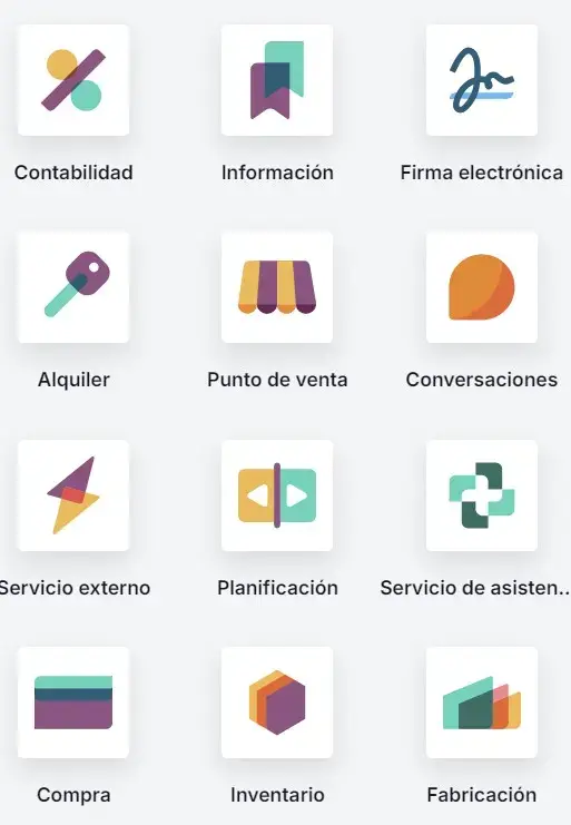 Software de gestión empresarial Odoo
