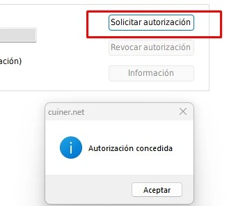 Pasos corrección Cuiner