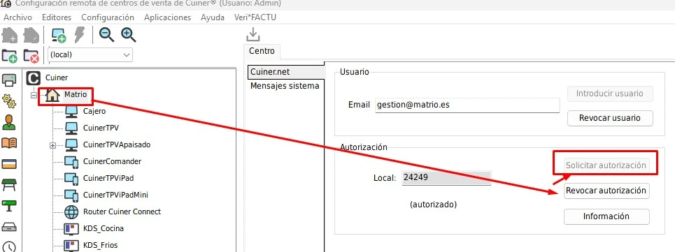 Solución problema Cuiner