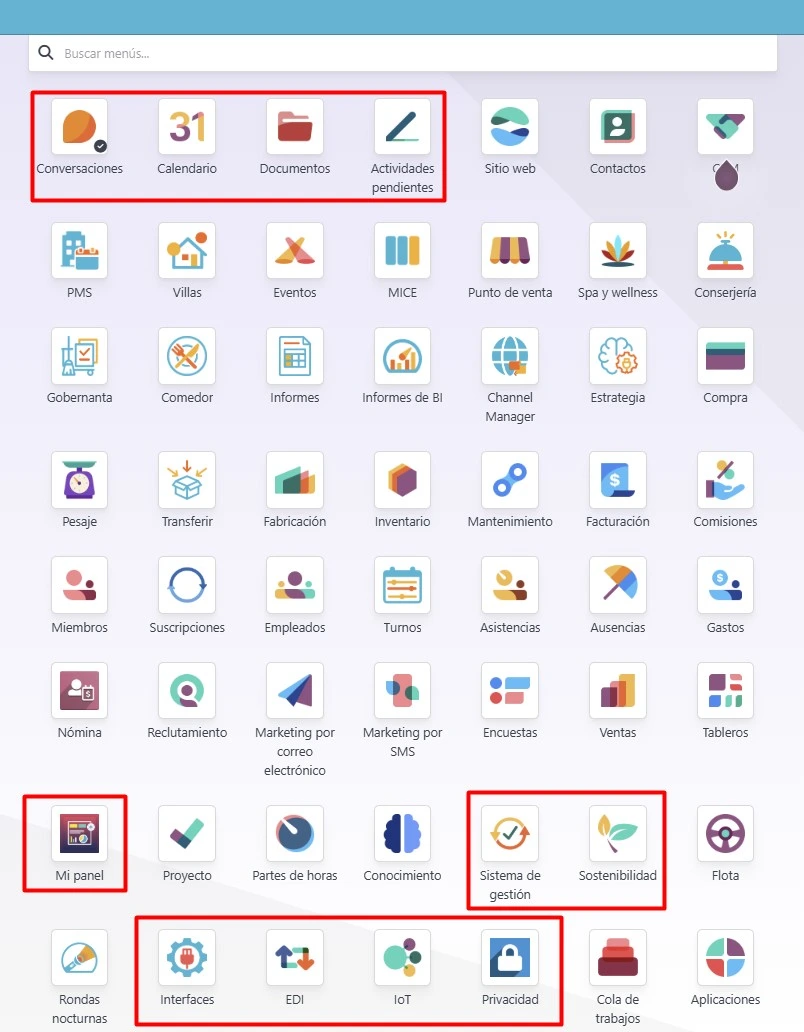 Entorno Astro Odoo